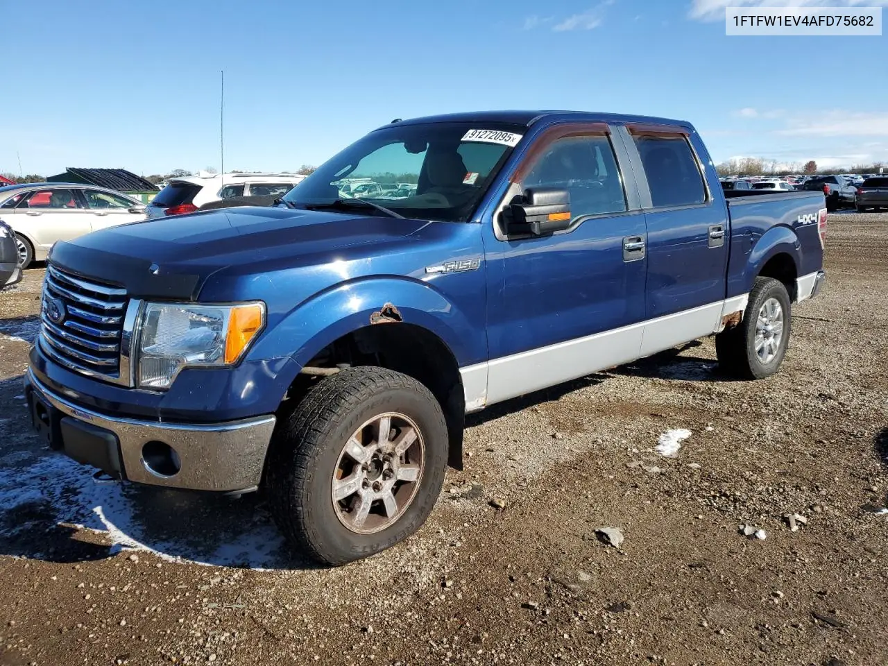 1FTFW1EV4AFD75682 2010 Ford F150 Supercrew