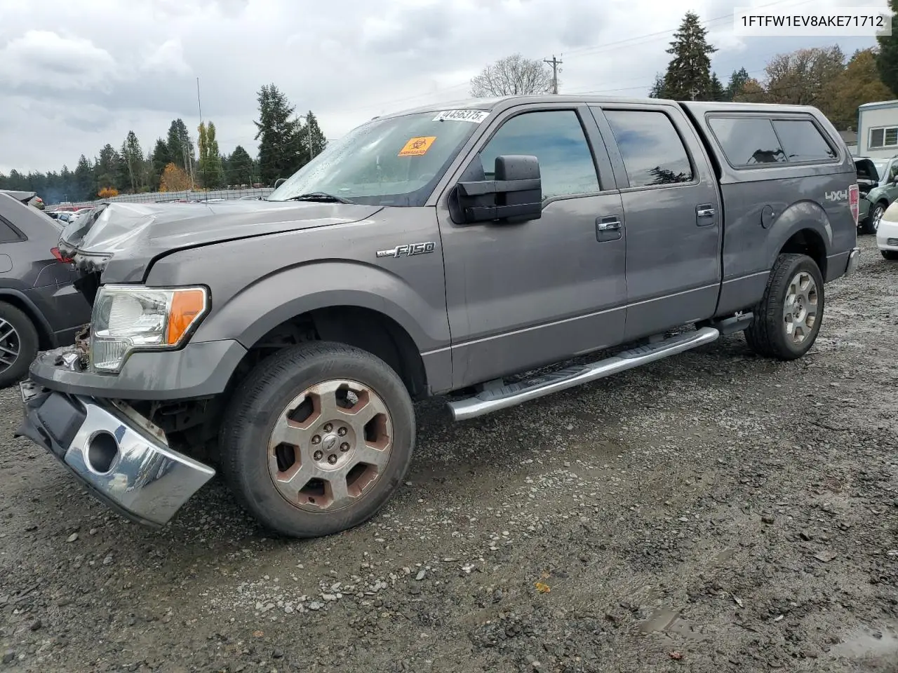 1FTFW1EV8AKE71712 2010 Ford F150 Supercrew