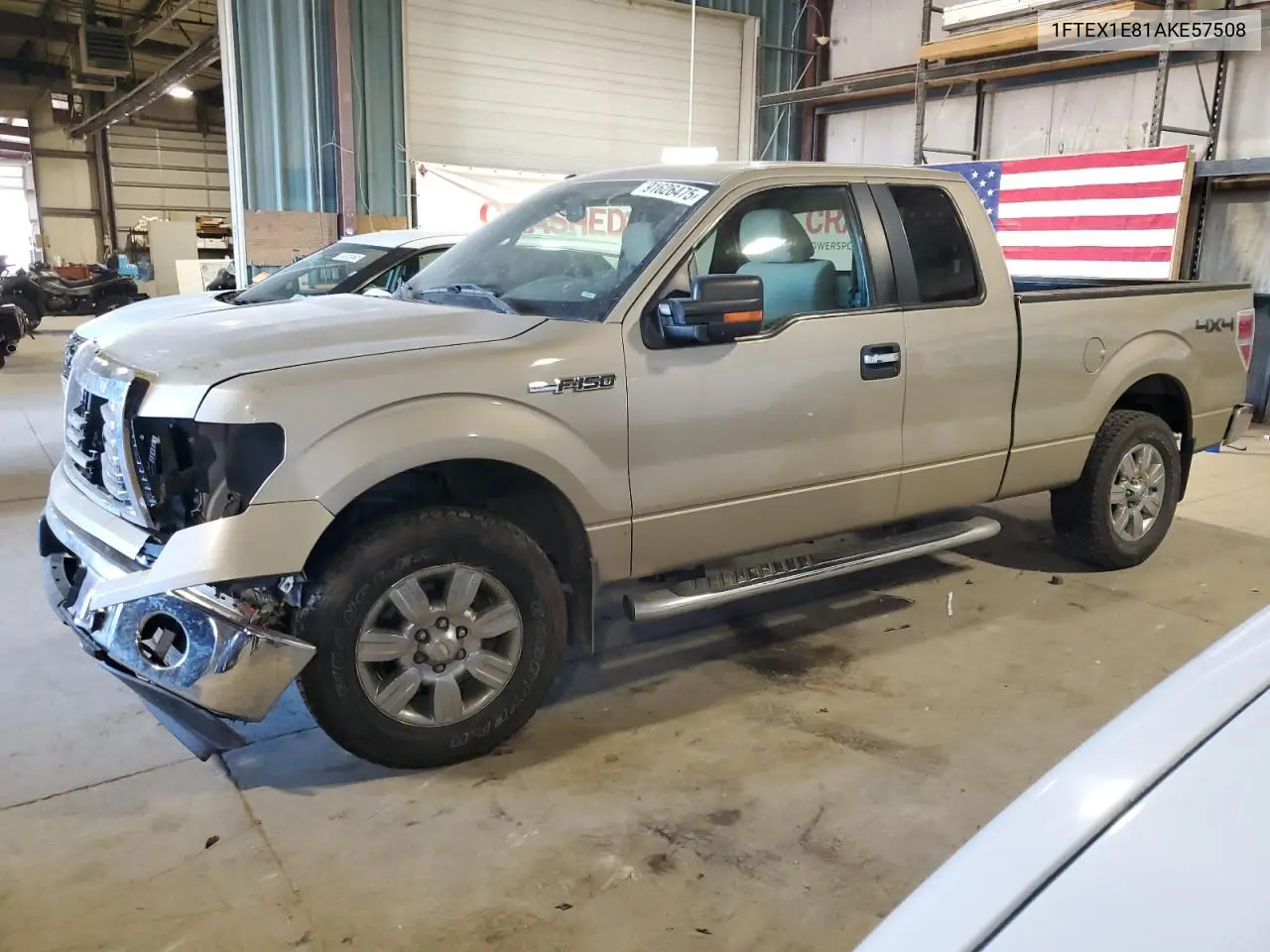 1FTEX1E81AKE57508 2010 Ford F150 Super Cab