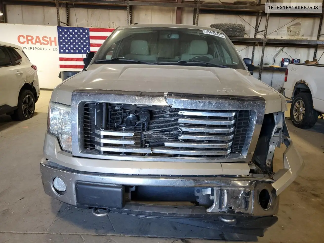 1FTEX1E81AKE57508 2010 Ford F150 Super Cab