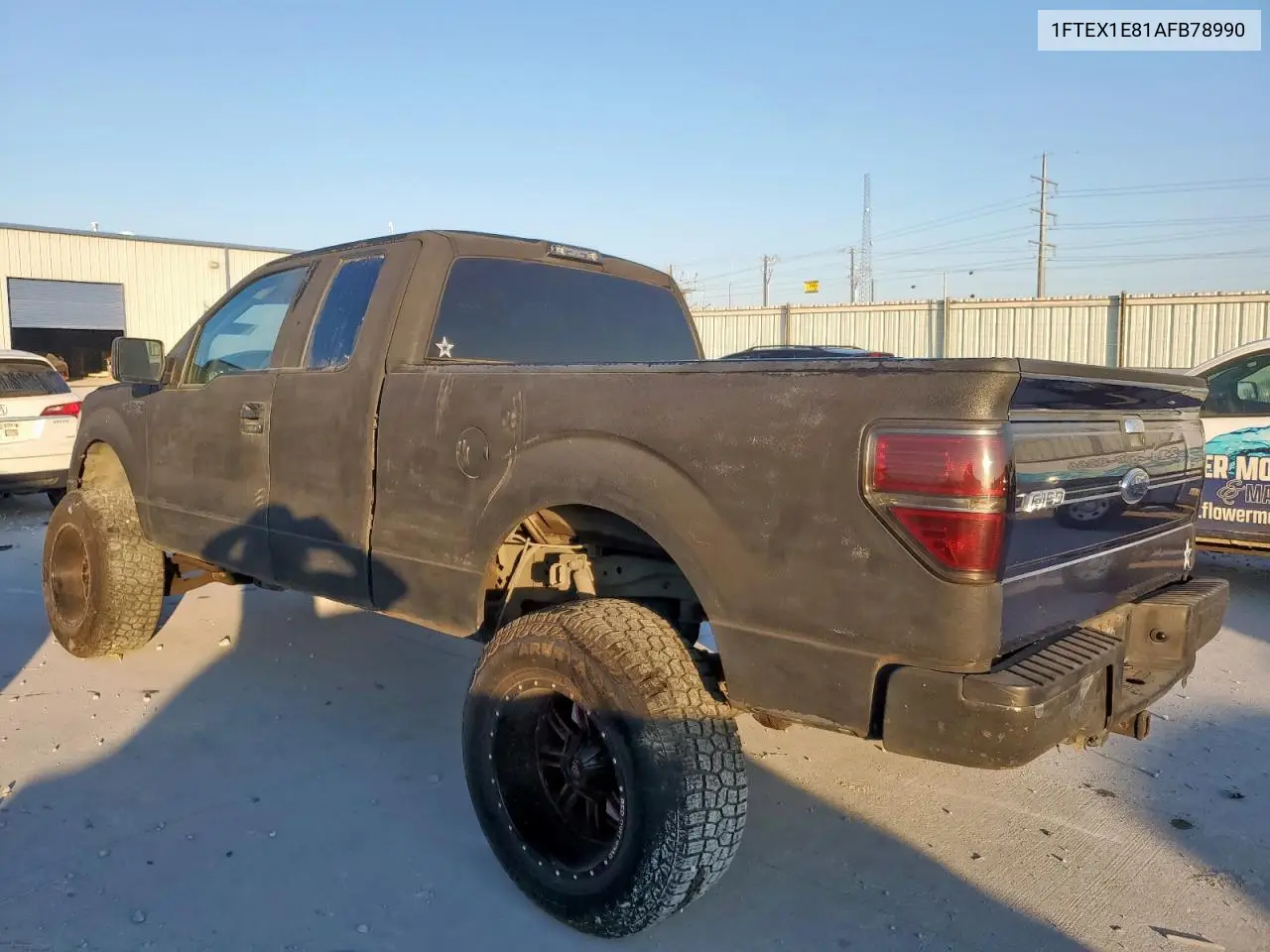 1FTEX1E81AFB78990 2010 Ford F150 Super Cab