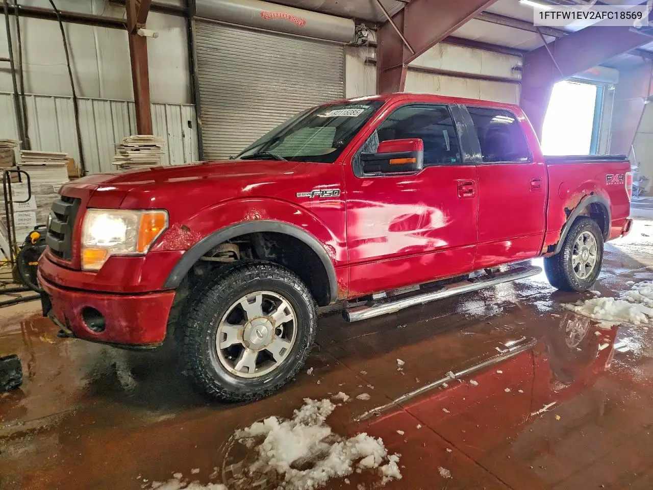1FTFW1EV2AFC18569 2010 Ford F150 Supercrew