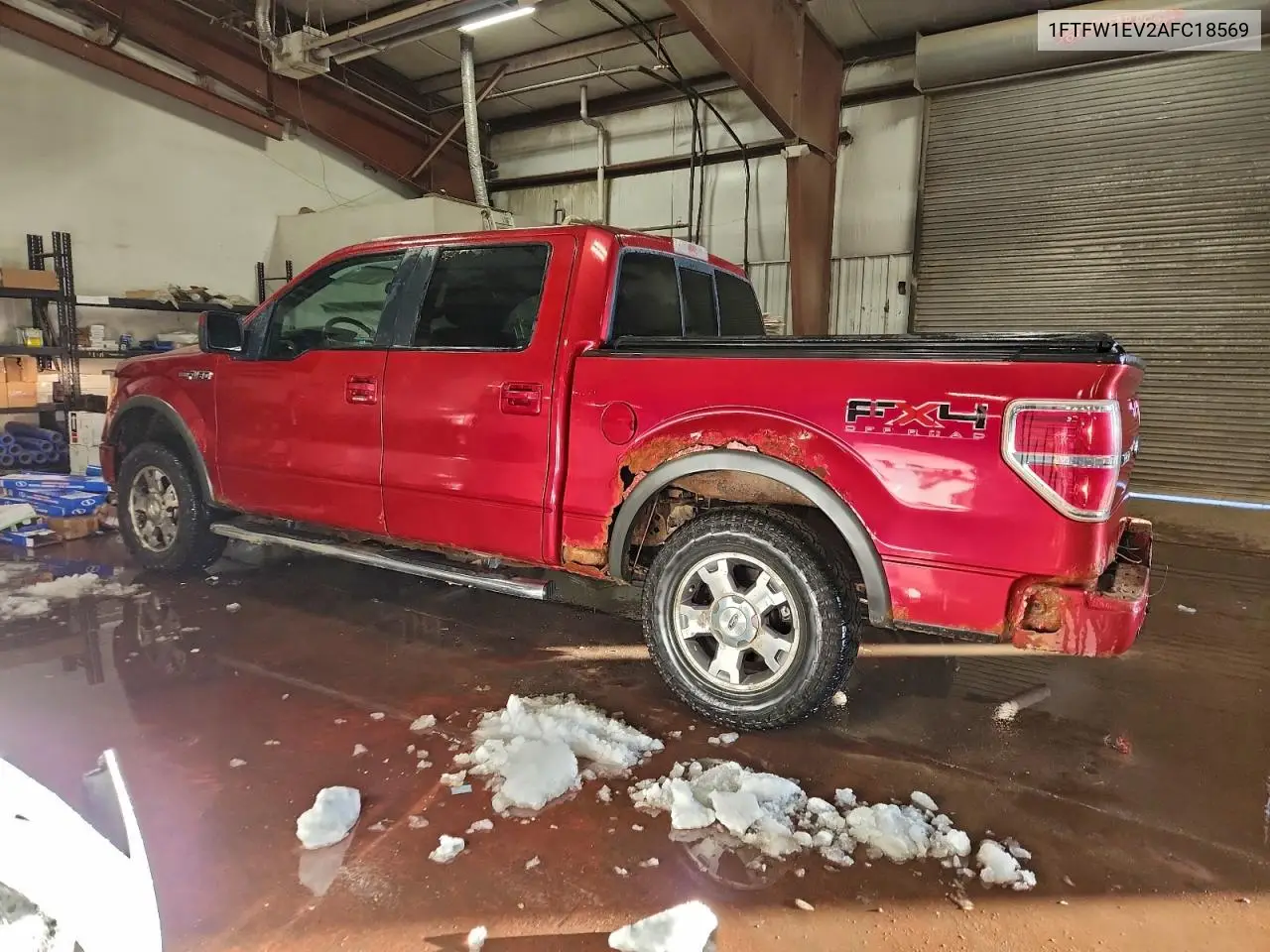 1FTFW1EV2AFC18569 2010 Ford F150 Supercrew