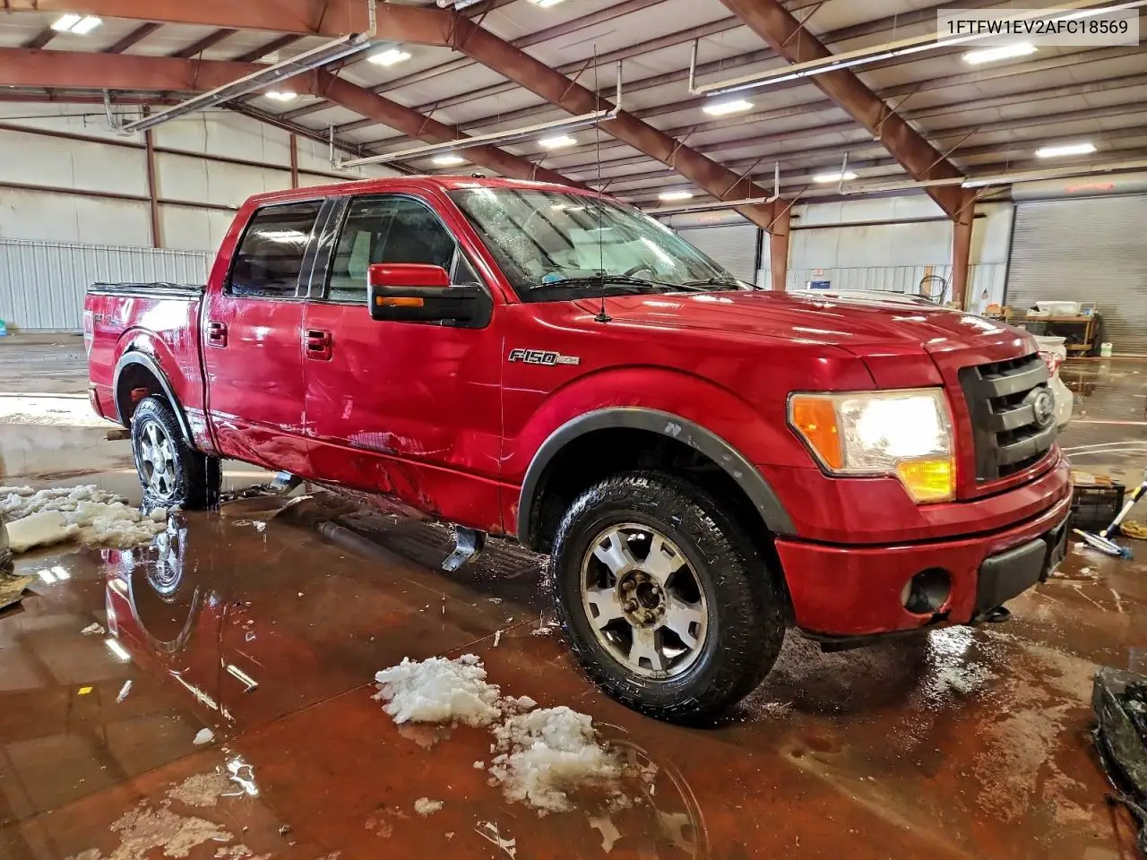 1FTFW1EV2AFC18569 2010 Ford F150 Supercrew