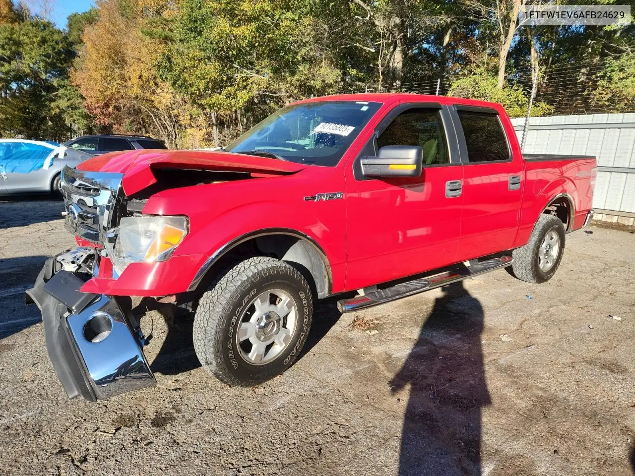 1FTFW1EV6AFB24629 2010 Ford F150 Supercrew