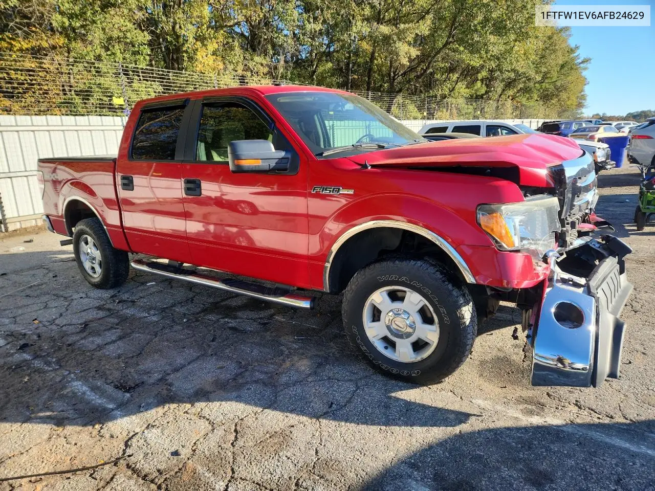 1FTFW1EV6AFB24629 2010 Ford F150 Supercrew