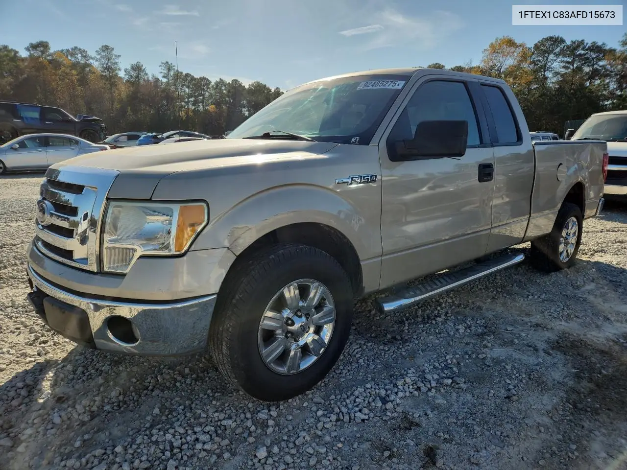 1FTEX1C83AFD15673 2010 Ford F150 Super Cab