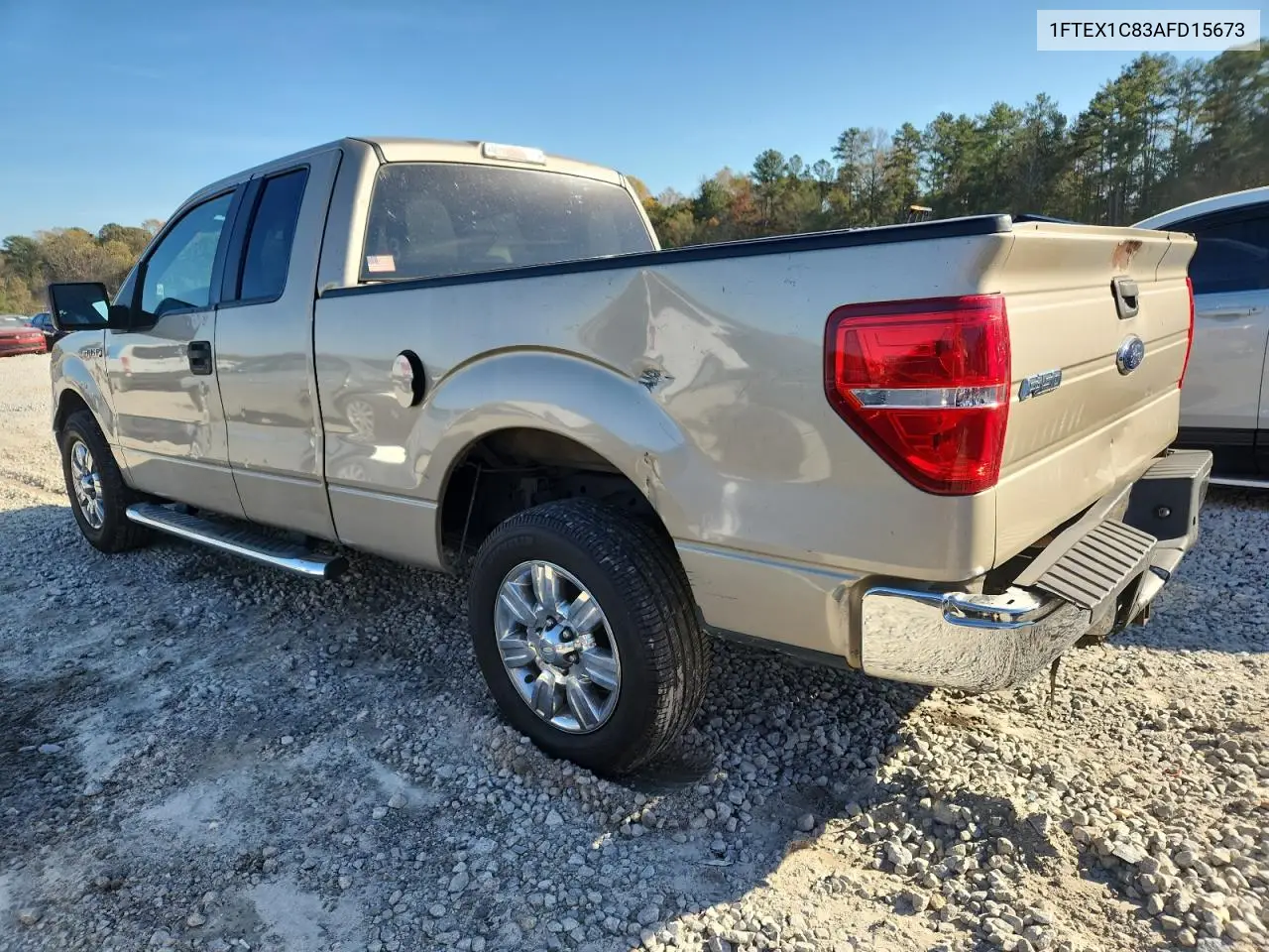 1FTEX1C83AFD15673 2010 Ford F150 Super Cab