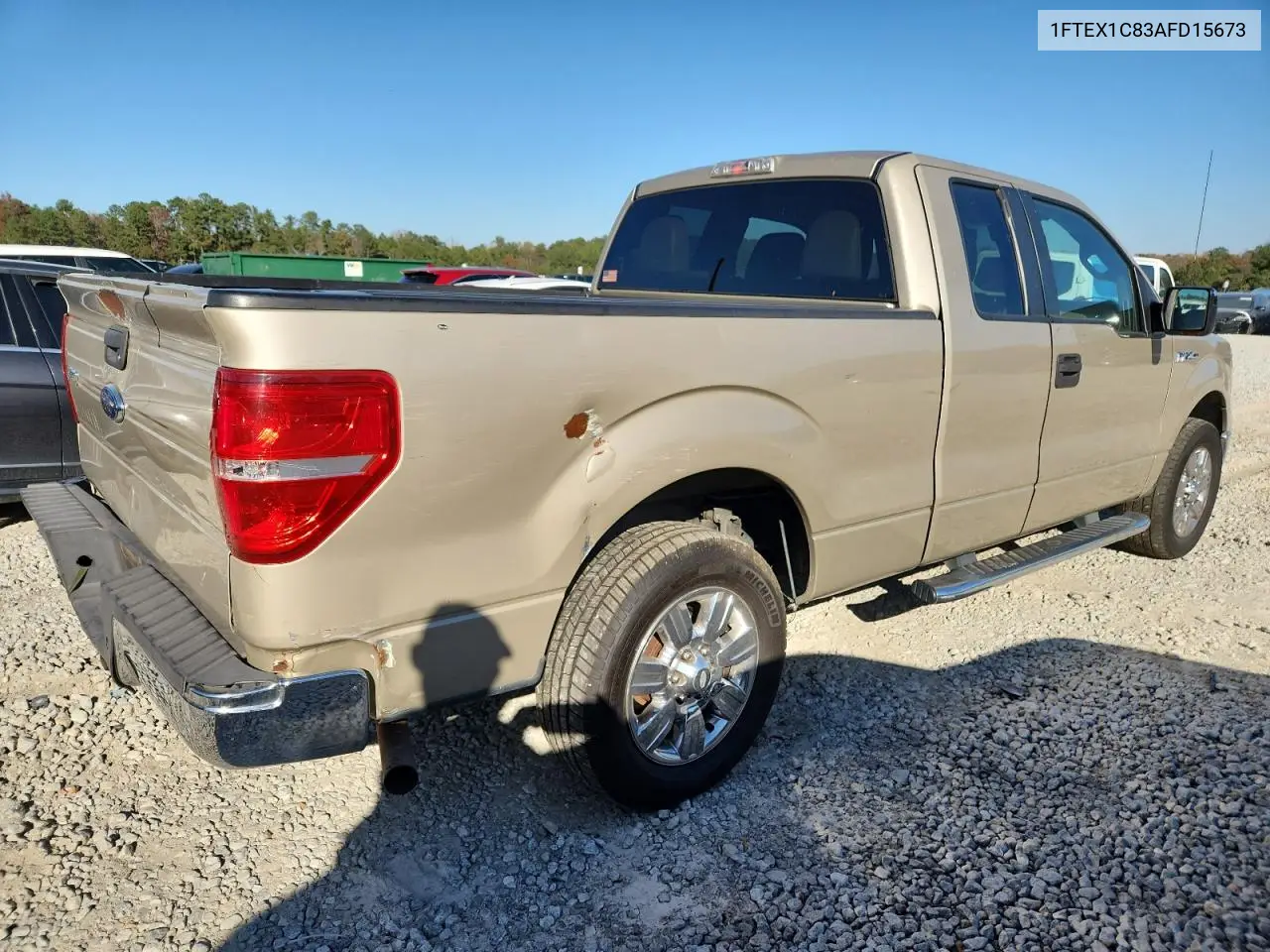 1FTEX1C83AFD15673 2010 Ford F150 Super Cab