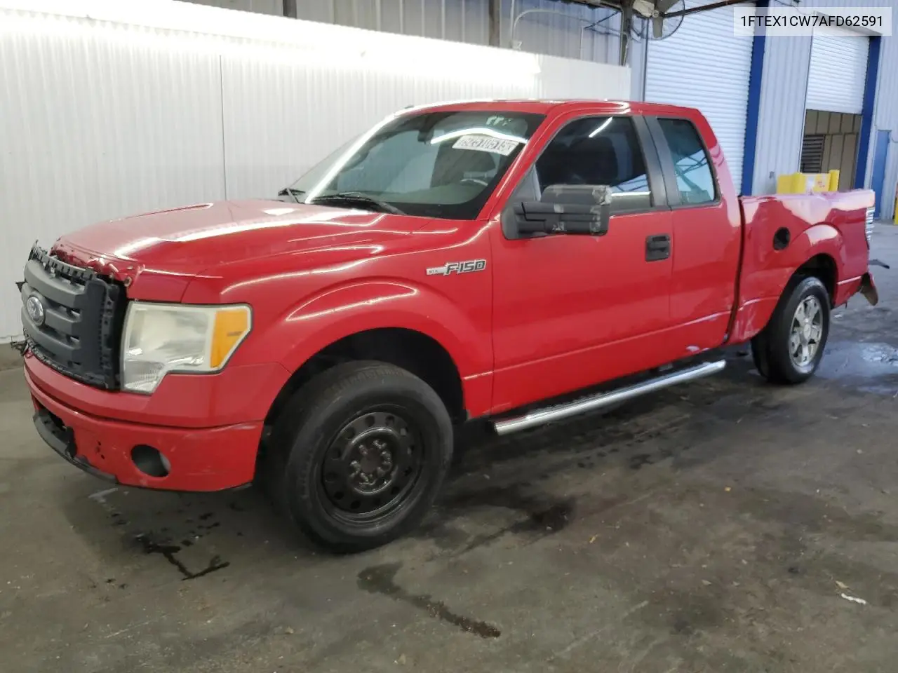 1FTEX1CW7AFD62591 2010 Ford F150 Super Cab