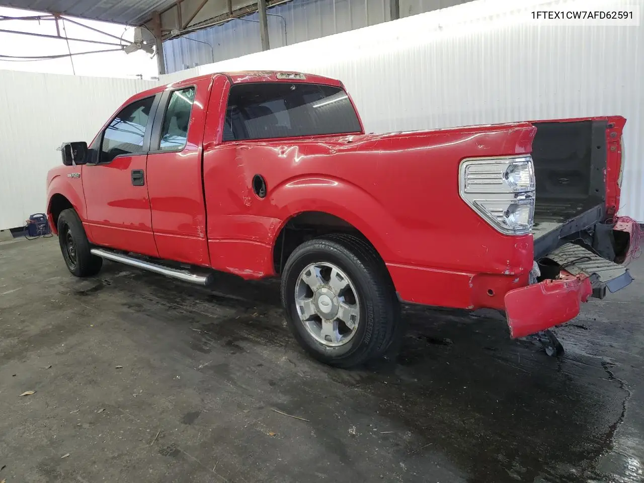 1FTEX1CW7AFD62591 2010 Ford F150 Super Cab