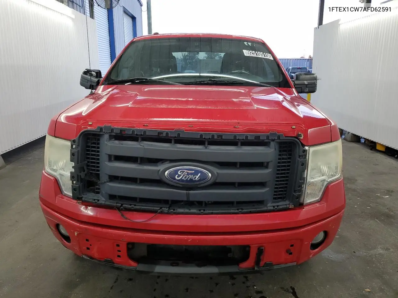 1FTEX1CW7AFD62591 2010 Ford F150 Super Cab