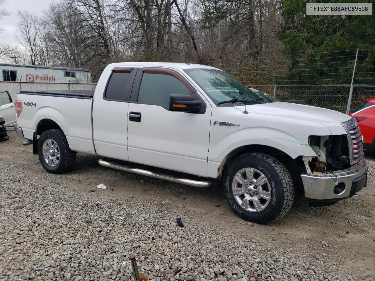 1FTEX1E88AFC89598 2010 Ford F150 Super Cab
