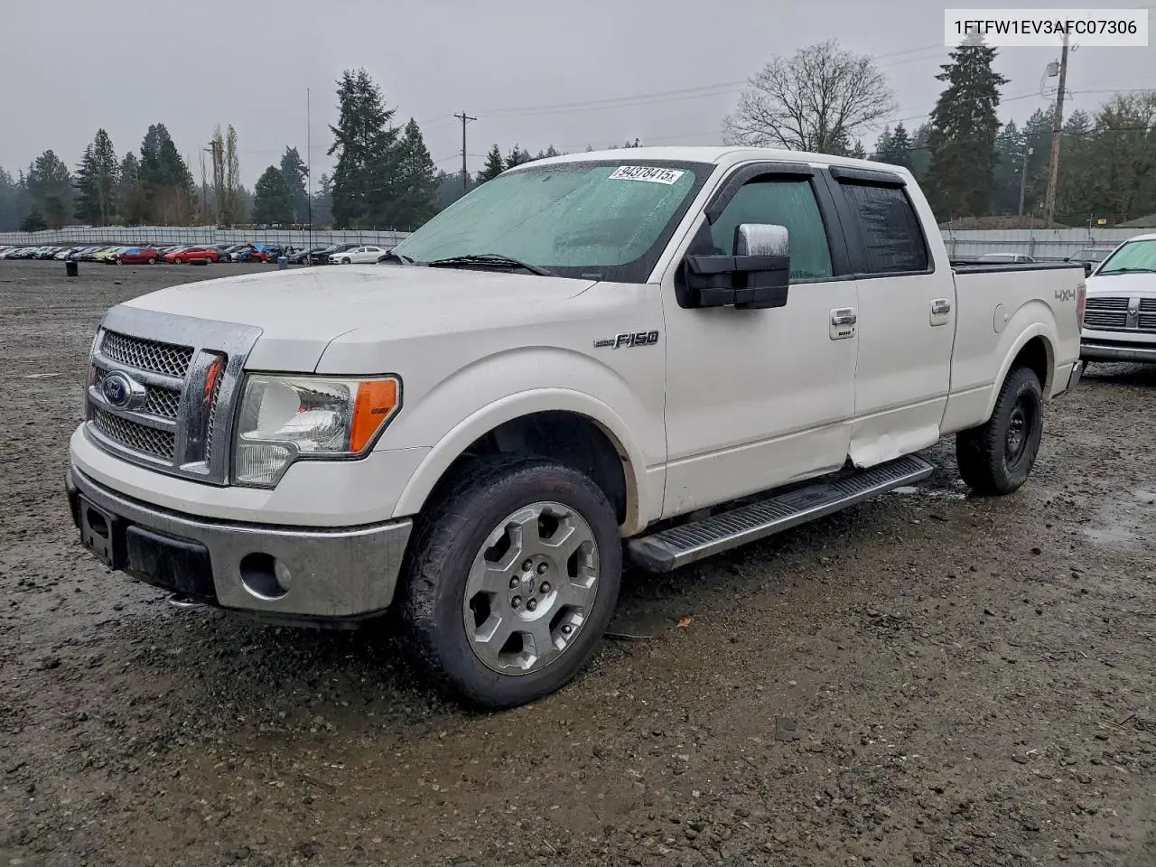 1FTFW1EV3AFC07306 2010 Ford F150 Supercrew