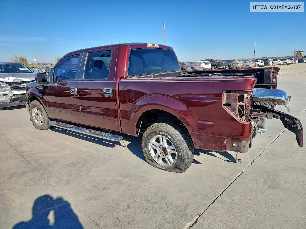 1FTEW1C81AFA06187 2010 Ford F150 Supercrew
