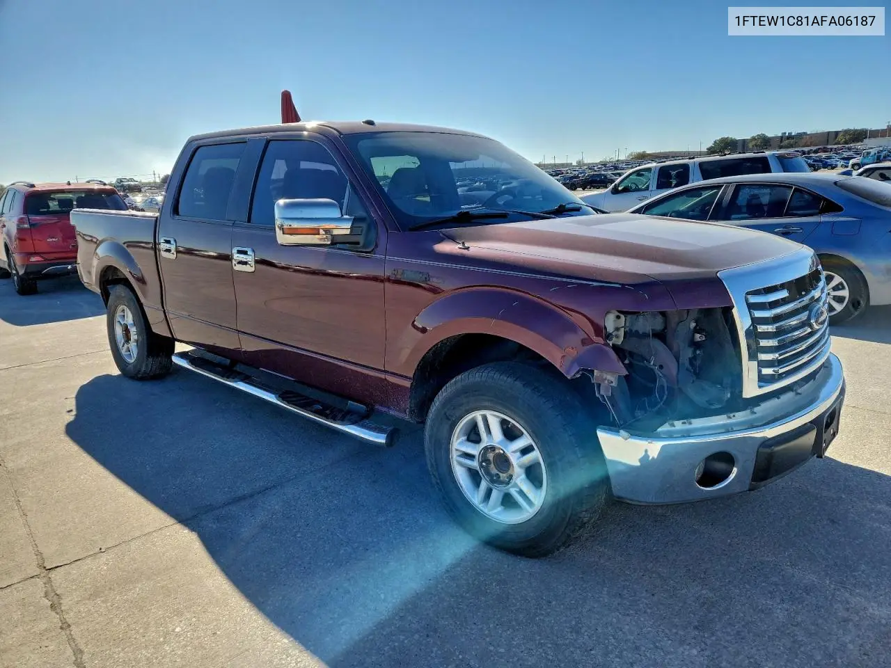 1FTEW1C81AFA06187 2010 Ford F150 Supercrew