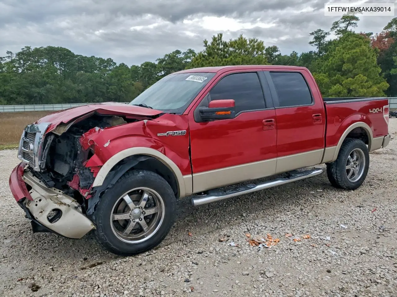 1FTFW1EV5AKA39014 2010 Ford F150 Supercrew