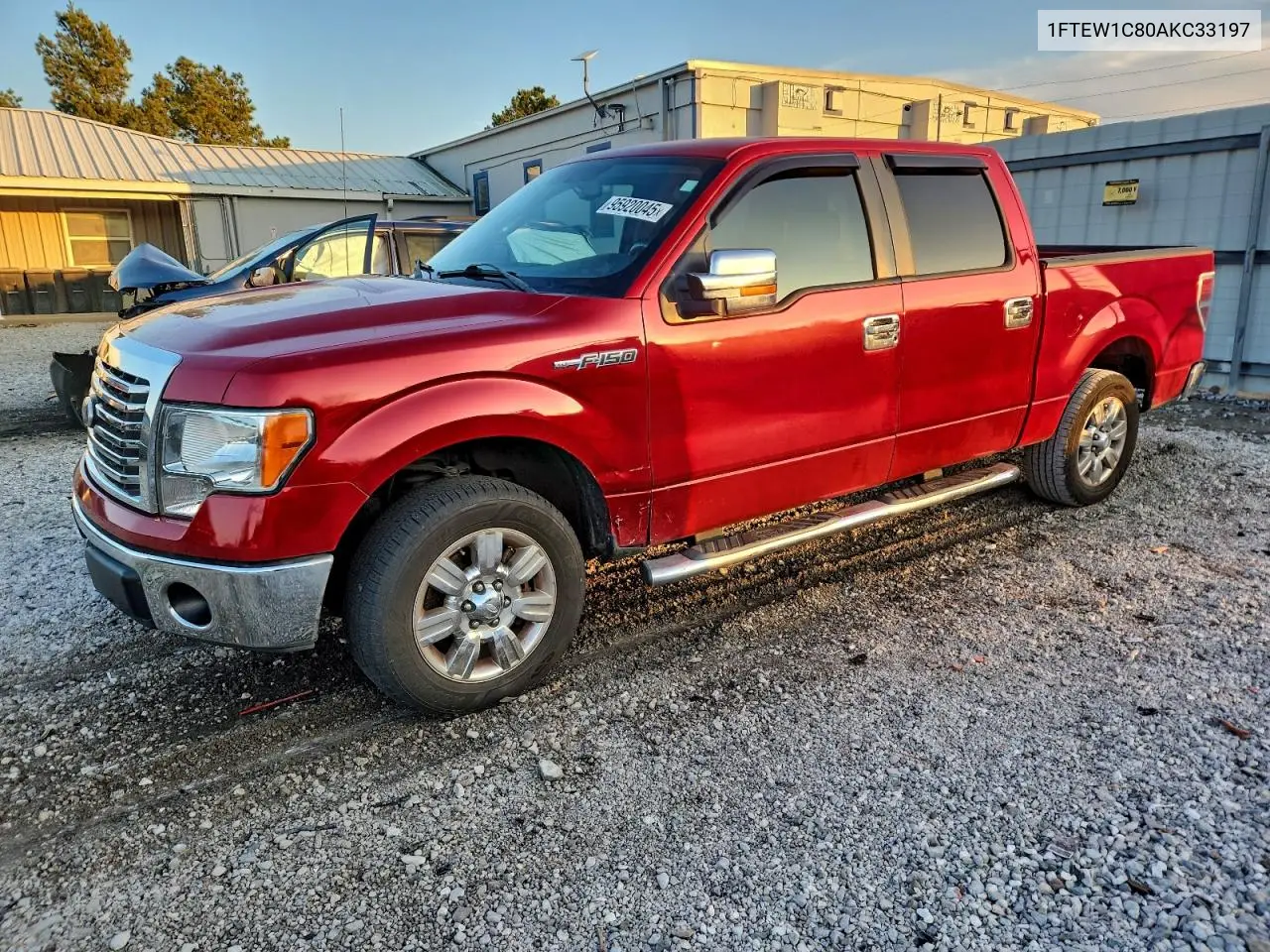 1FTEW1C80AKC33197 2010 Ford F150 Supercrew