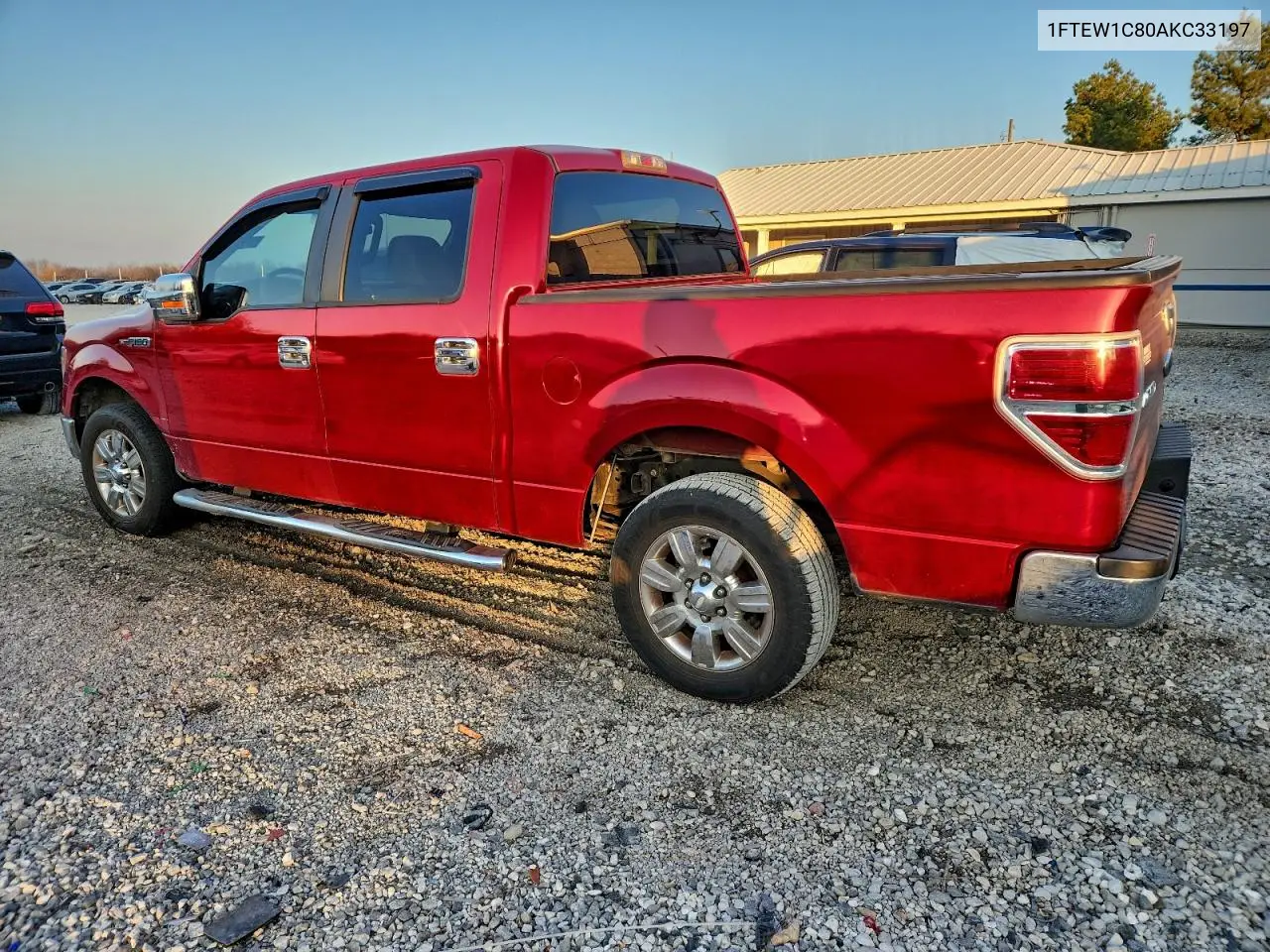 1FTEW1C80AKC33197 2010 Ford F150 Supercrew