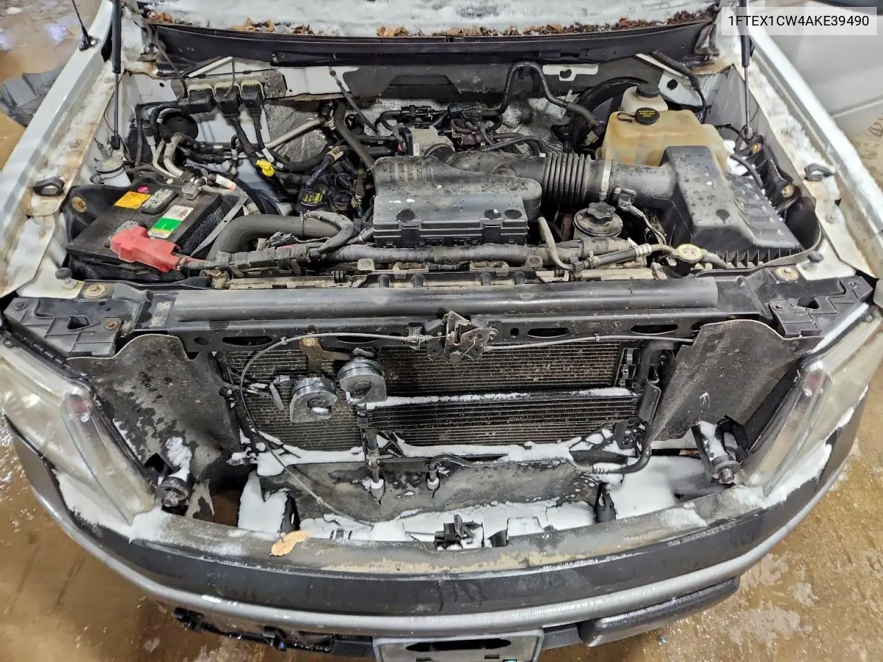 1FTEX1CW4AKE39490 2010 Ford F150 Super Cab