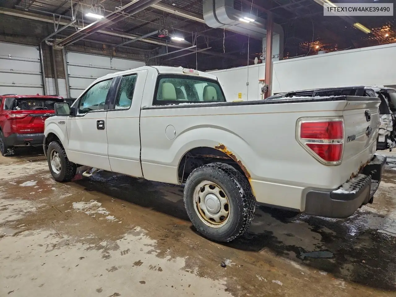 1FTEX1CW4AKE39490 2010 Ford F150 Super Cab