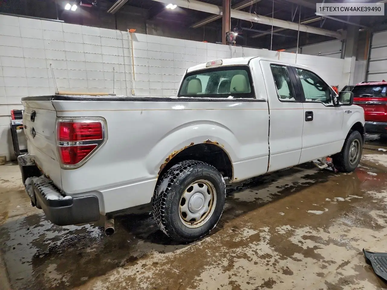 1FTEX1CW4AKE39490 2010 Ford F150 Super Cab