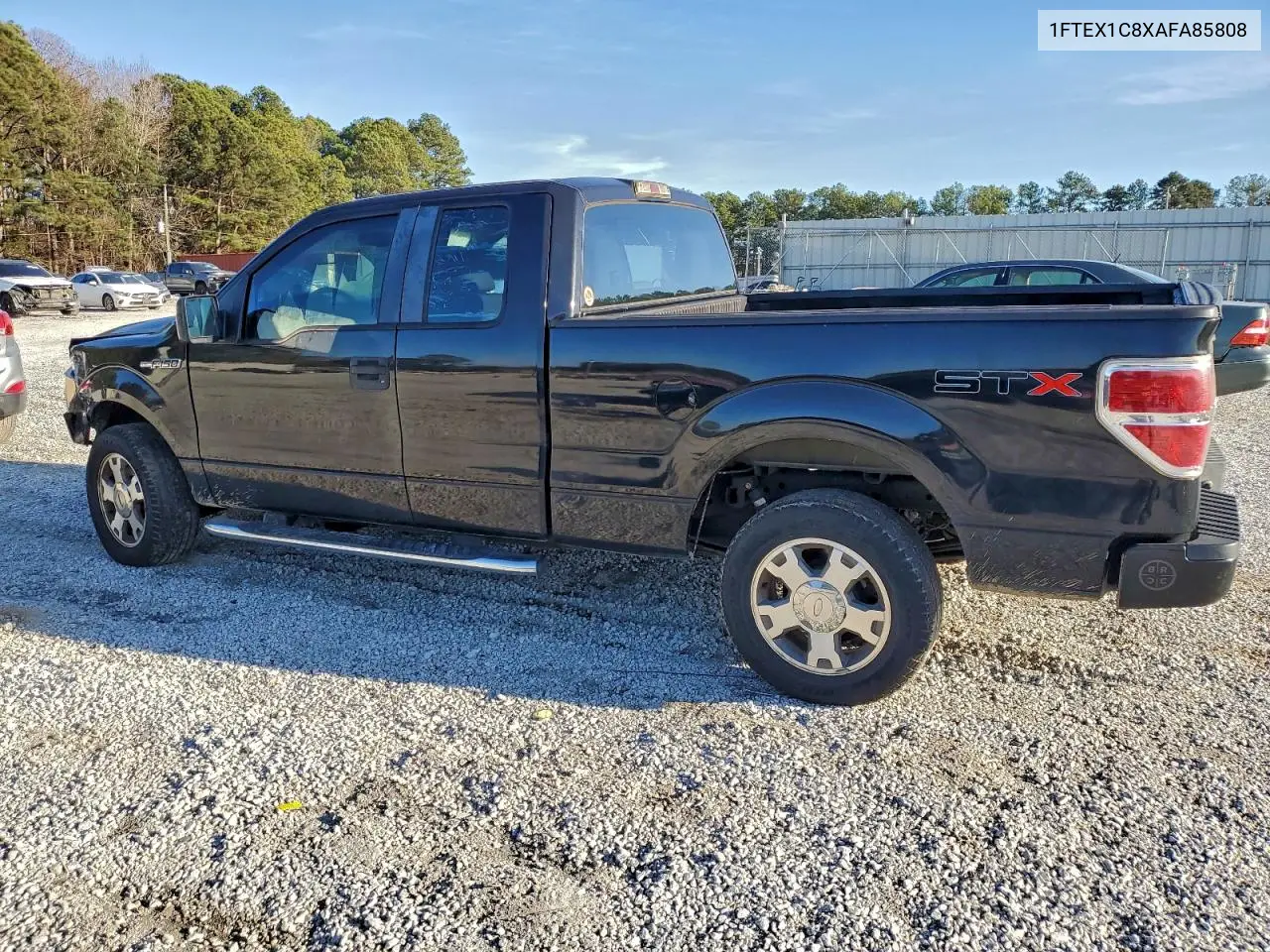 1FTEX1C8XAFA85808 2010 Ford F150 Super Cab