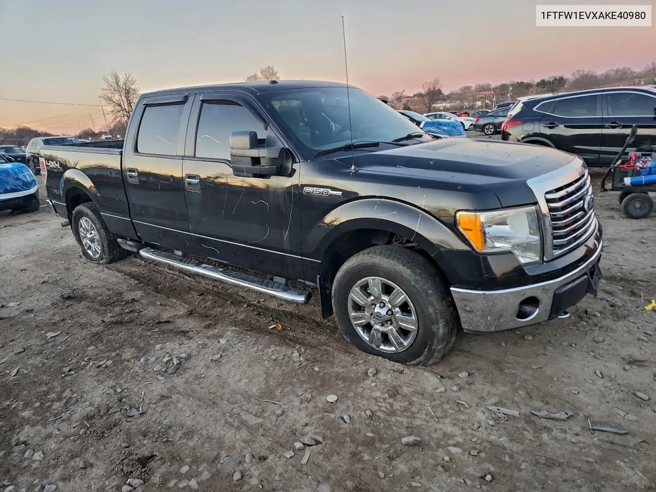 1FTFW1EVXAKE40980 2010 Ford F150 Supercrew