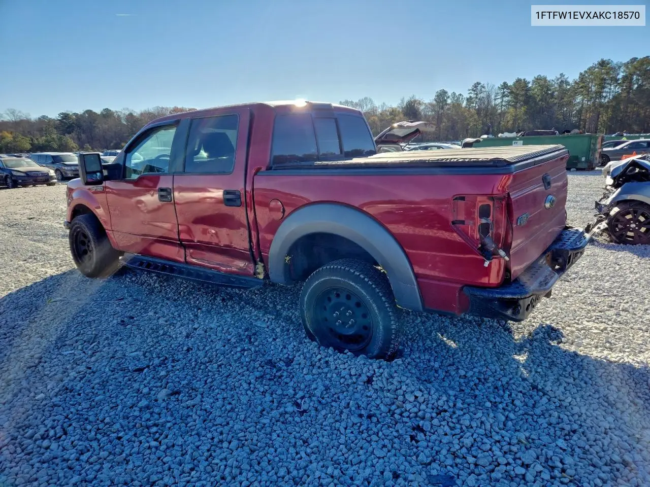1FTFW1EVXAKC18570 2010 Ford F150 Supercrew
