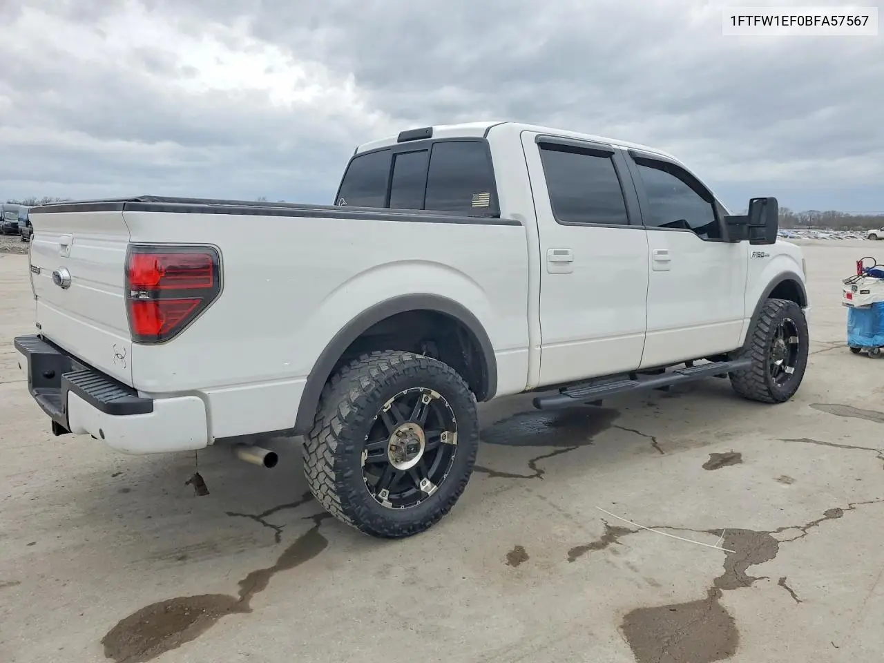 1FTFW1EF0BFA57567 2011 Ford F150 Supercrew