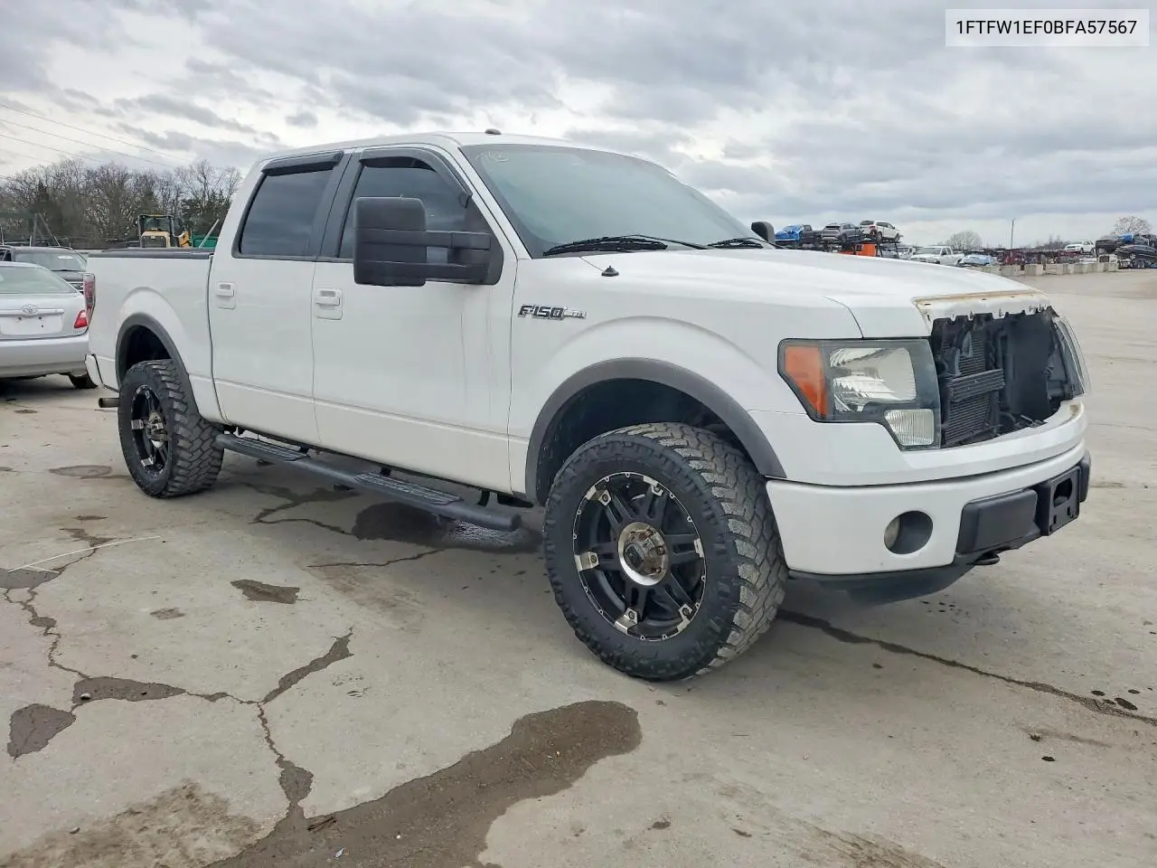 1FTFW1EF0BFA57567 2011 Ford F150 Supercrew