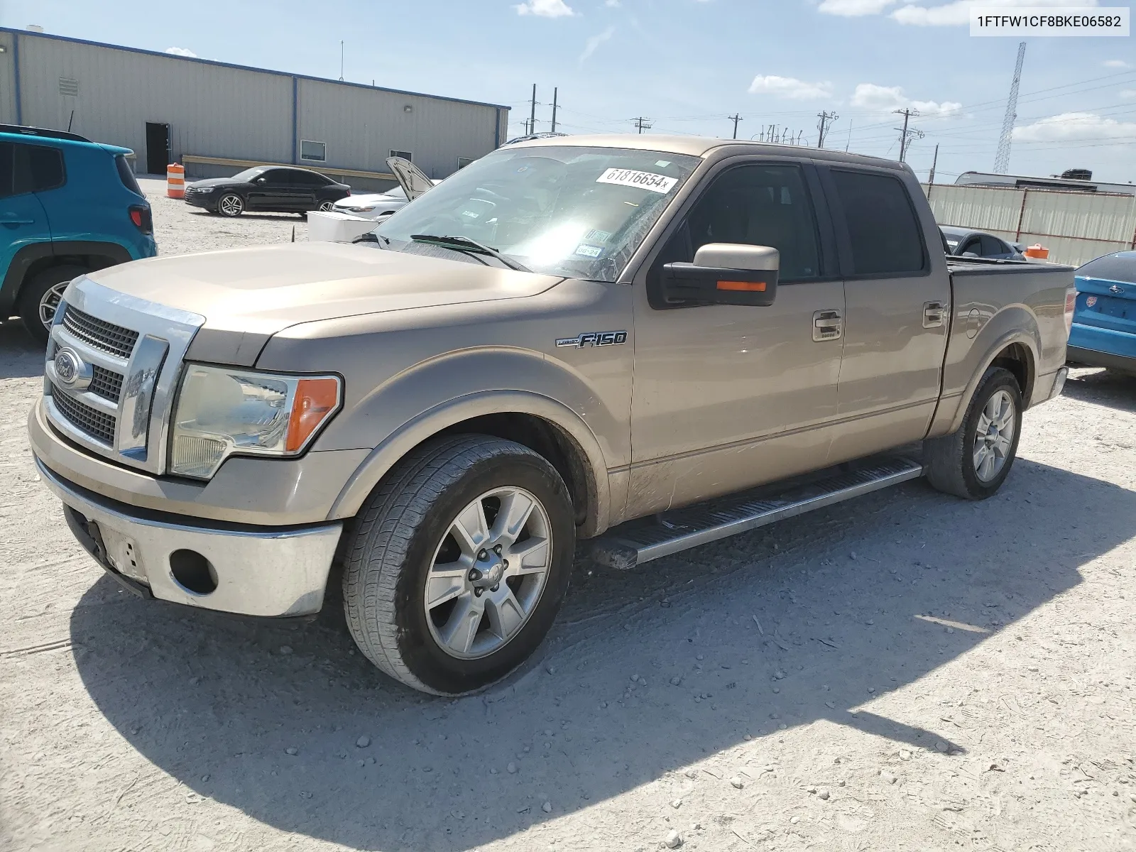 2011 Ford F150 Supercrew VIN: 1FTFW1CF8BKE06582 Lot: 61816654