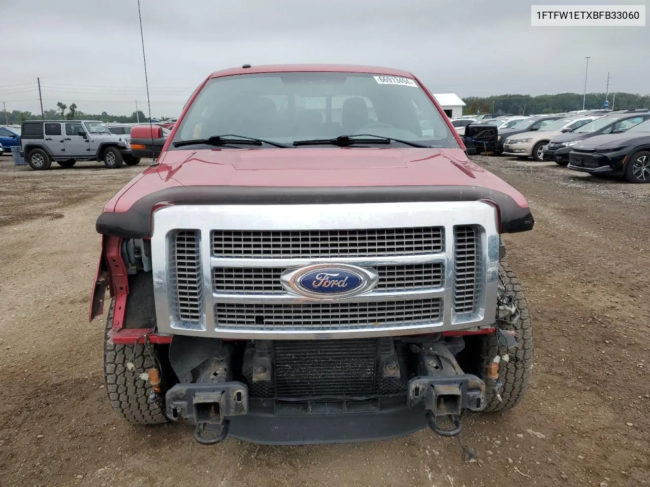 2011 Ford F150 Supercrew VIN: 1FTFW1ETXBFB33060 Lot: 66913494