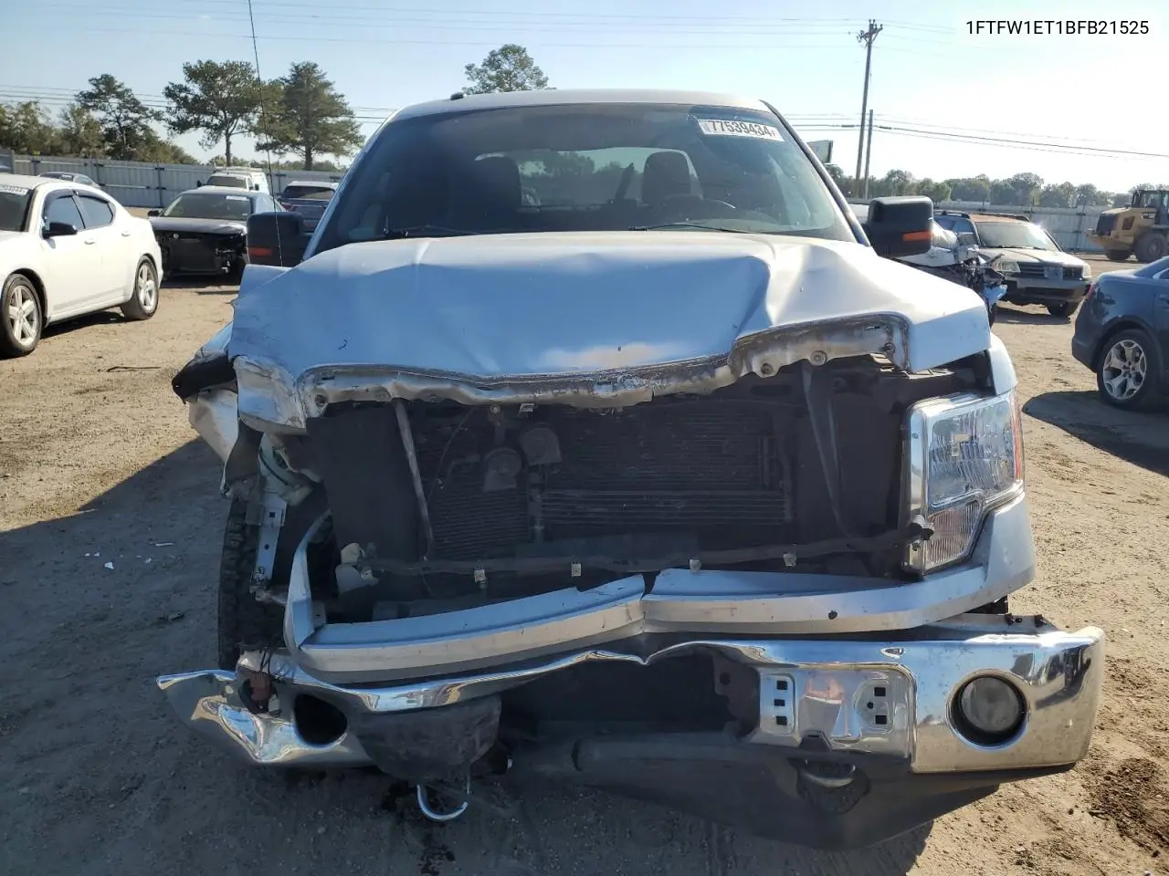 1FTFW1ET1BFB21525 2011 Ford F150 Supercrew