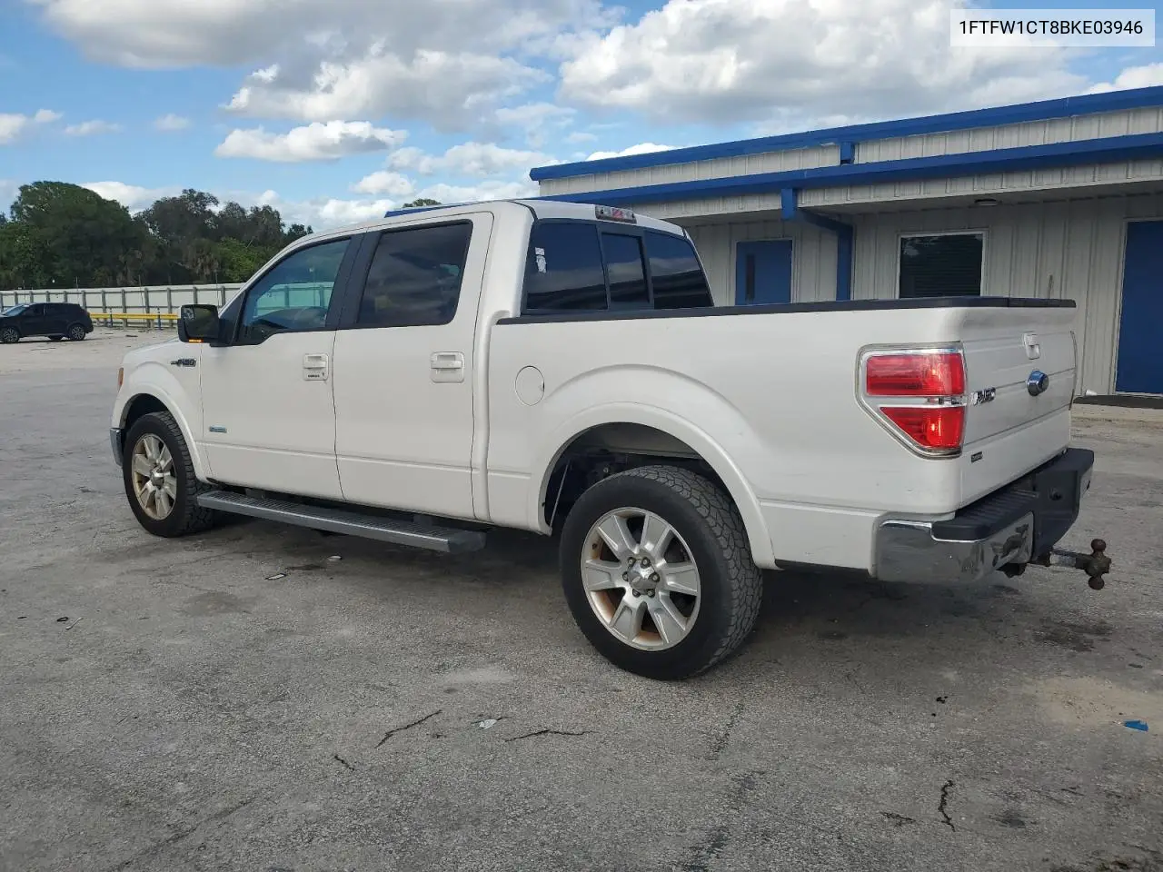 1FTFW1CT8BKE03946 2011 Ford F150 Supercrew