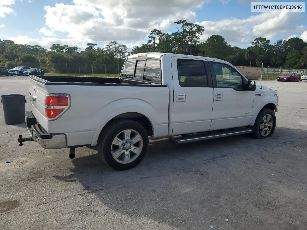 1FTFW1CT8BKE03946 2011 Ford F150 Supercrew