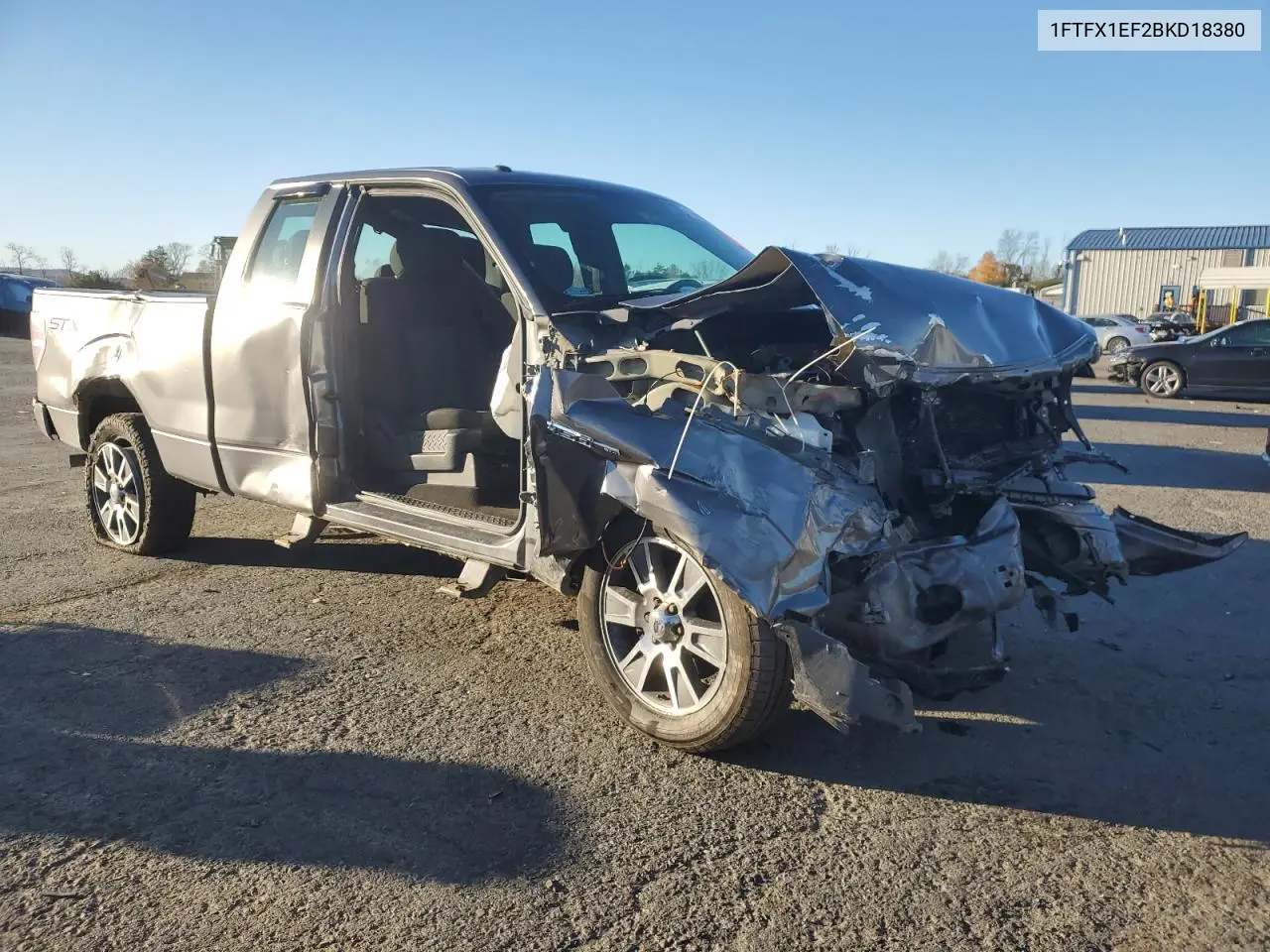 1FTFX1EF2BKD18380 2011 Ford F150 Super Cab