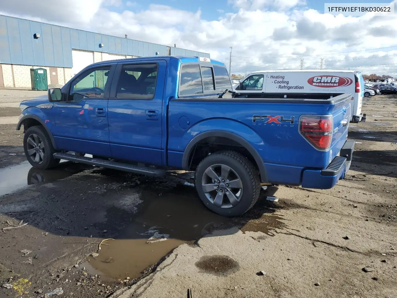 1FTFW1EF1BKD30622 2011 Ford F150 Supercrew