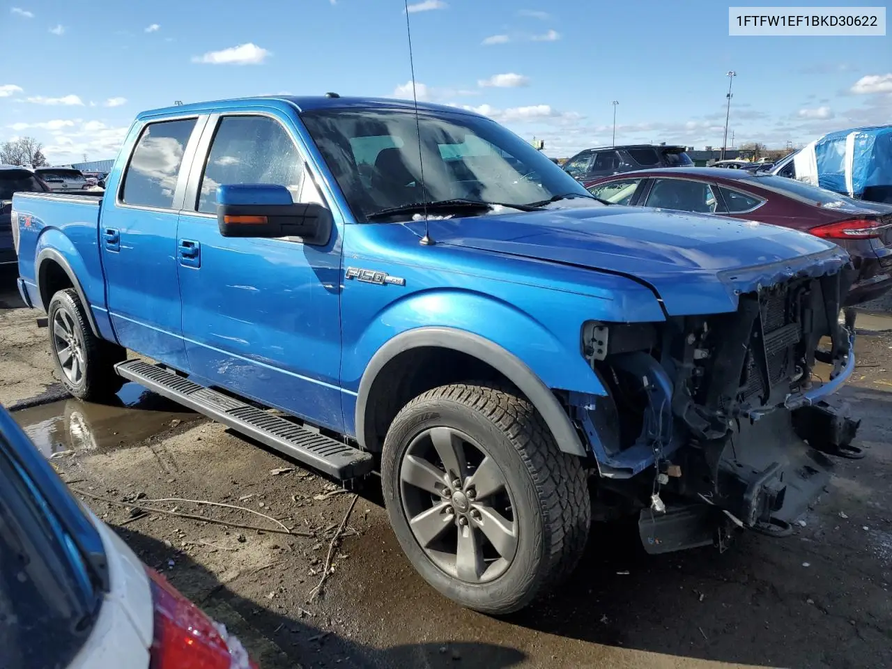1FTFW1EF1BKD30622 2011 Ford F150 Supercrew