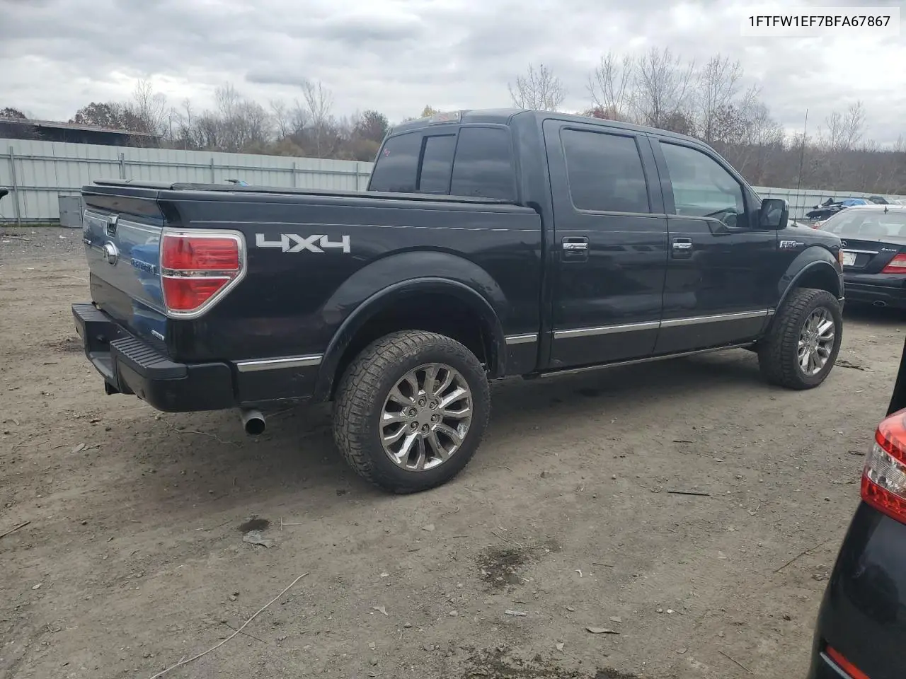 1FTFW1EF7BFA67867 2011 Ford F150 Supercrew