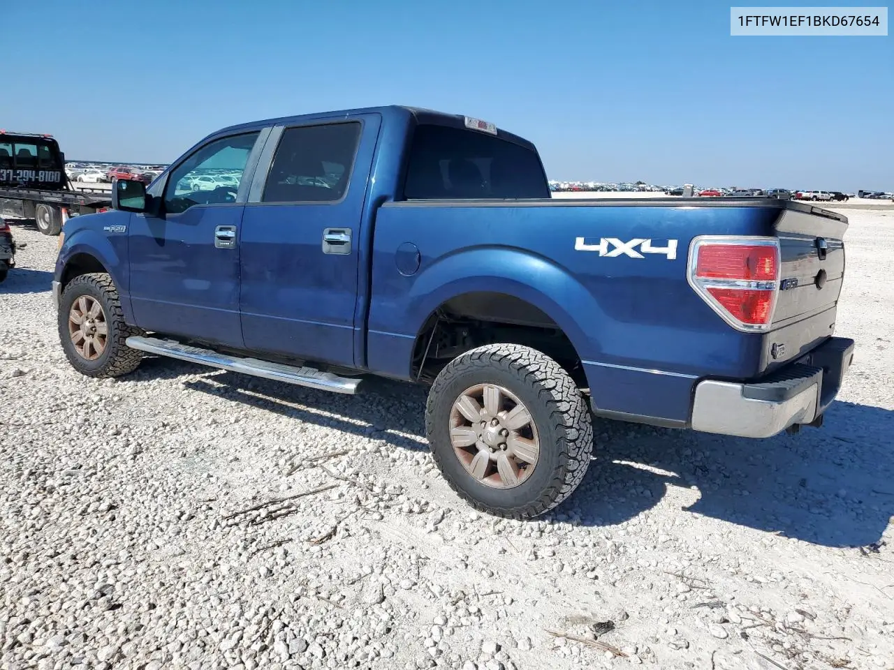 1FTFW1EF1BKD67654 2011 Ford F150 Supercrew