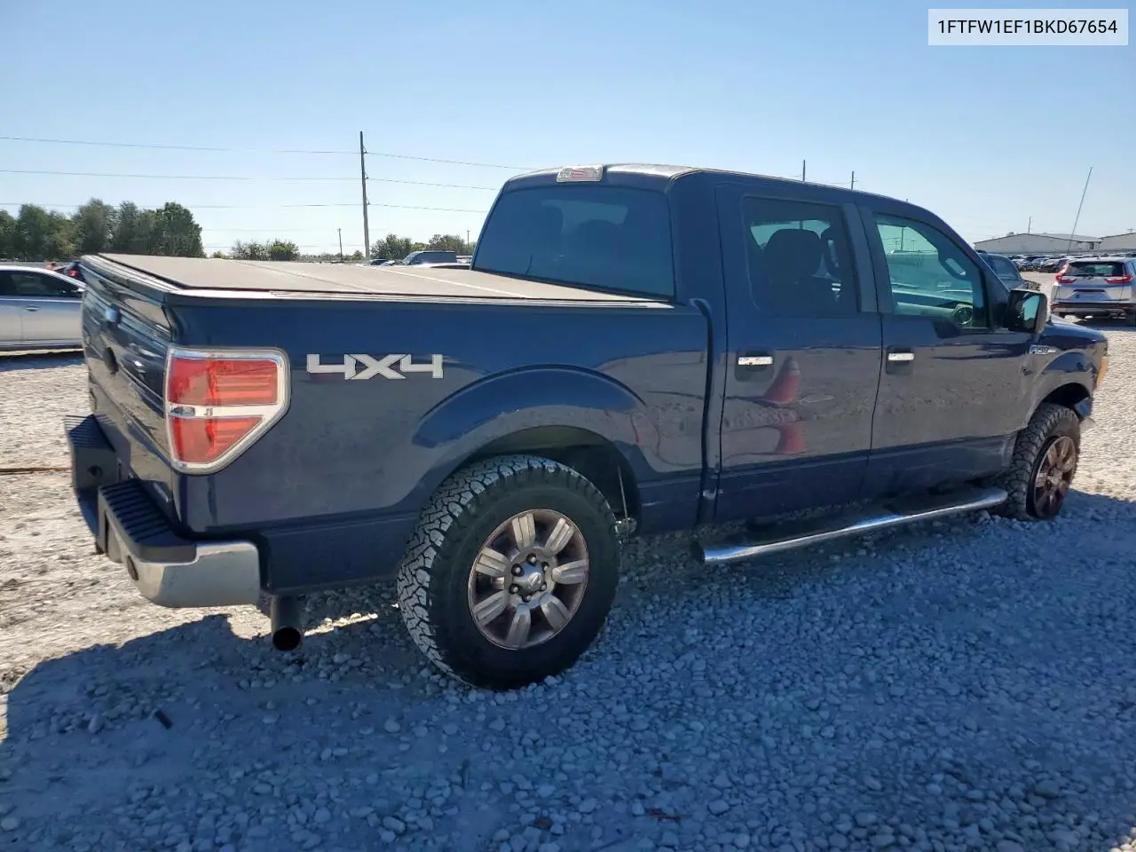 1FTFW1EF1BKD67654 2011 Ford F150 Supercrew