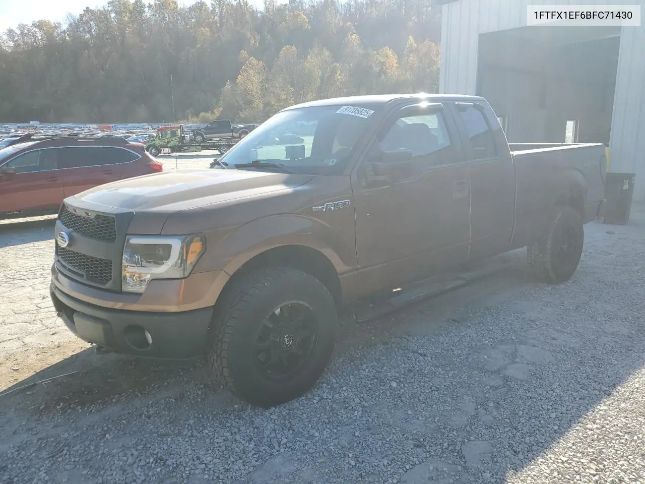 1FTFX1EF6BFC71430 2011 Ford F150 Super Cab