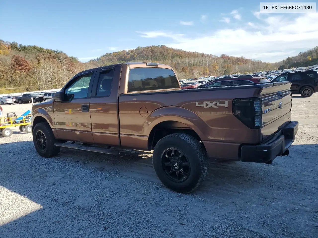 1FTFX1EF6BFC71430 2011 Ford F150 Super Cab