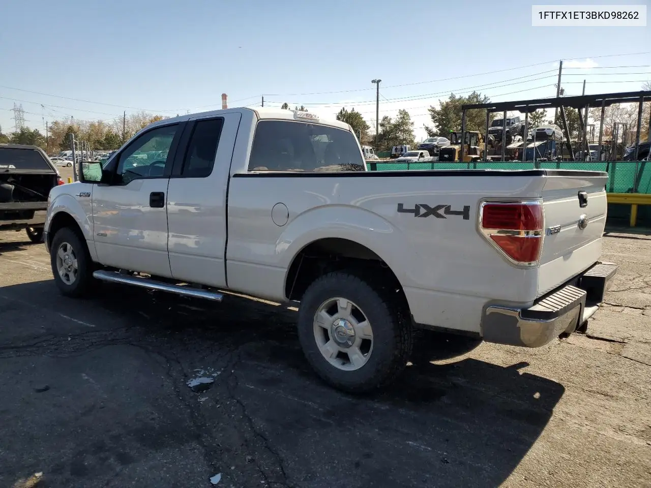 1FTFX1ET3BKD98262 2011 Ford F150 Super Cab