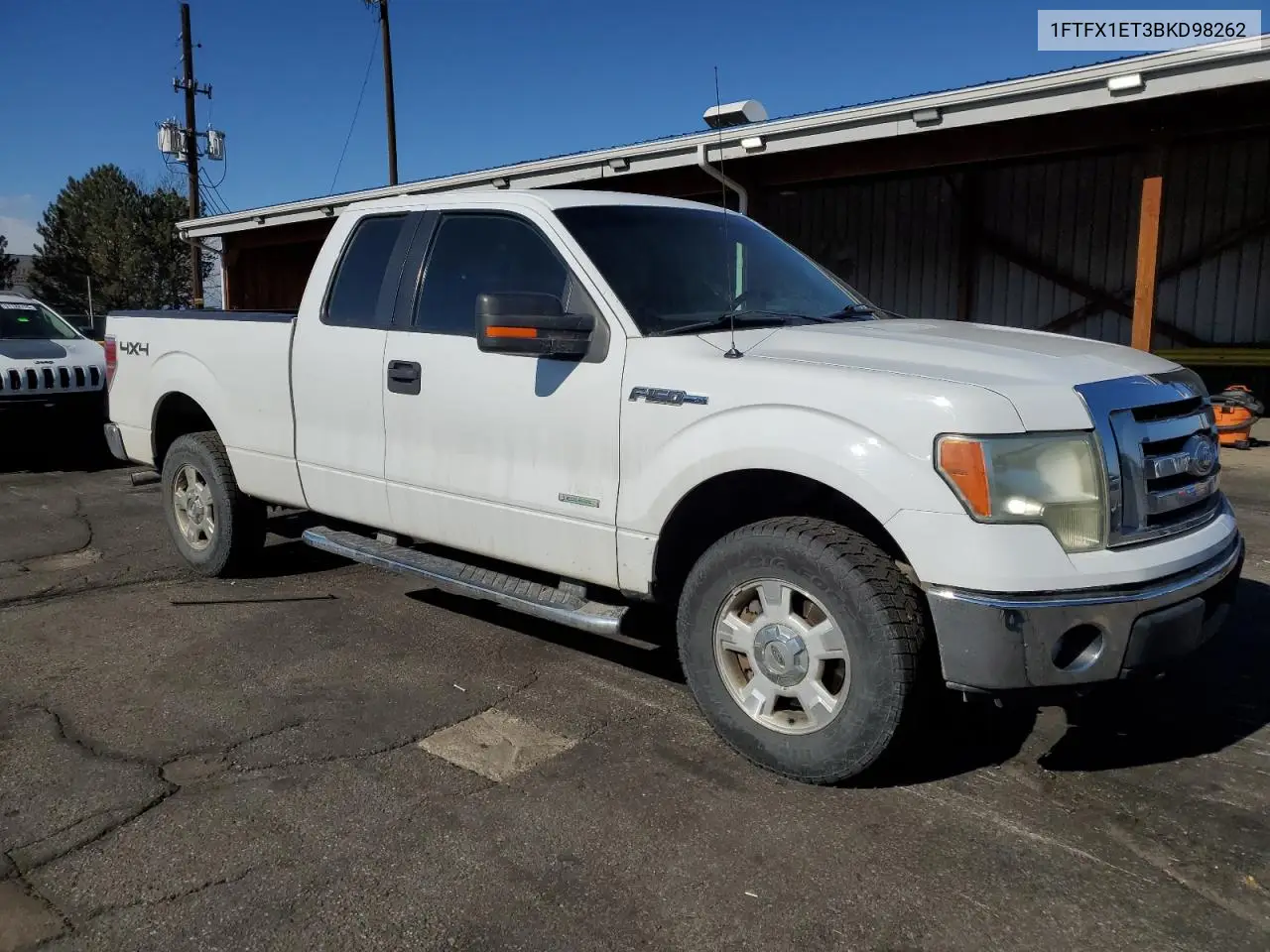 1FTFX1ET3BKD98262 2011 Ford F150 Super Cab