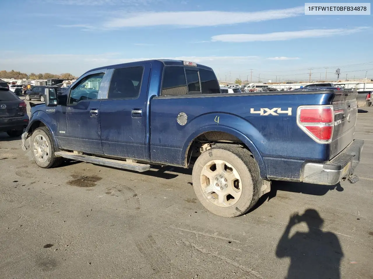 1FTFW1ET0BFB34878 2011 Ford F150 Supercrew