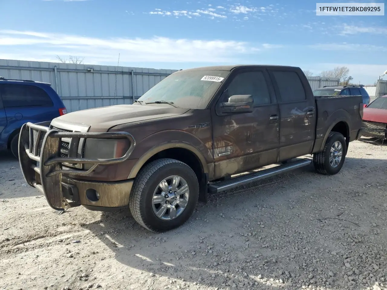 1FTFW1ET2BKD89295 2011 Ford F150 Supercrew