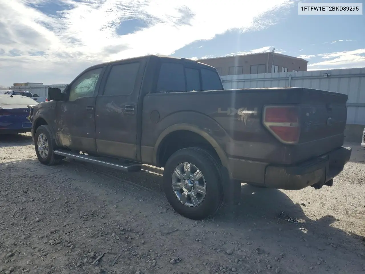 1FTFW1ET2BKD89295 2011 Ford F150 Supercrew