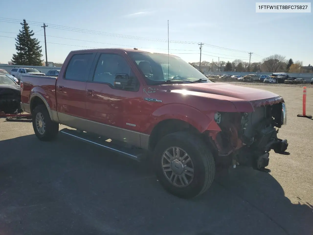 1FTFW1ET8BFC75827 2011 Ford F150 Supercrew
